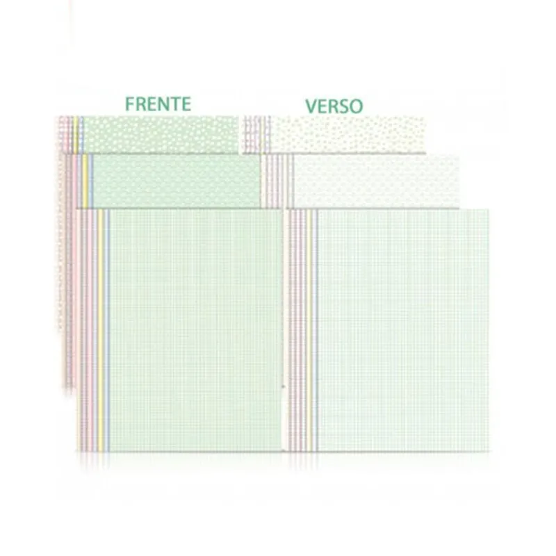 Bloco ecocores visual 3 180g 230x320mm 36 folhas 7 cores pastel 010013 - Novaprint / Ridet