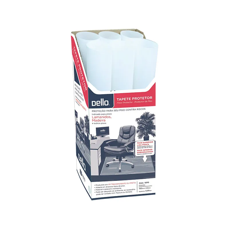Tapete protetor de piso - Fosco Translúcido - 6551.H - Dello