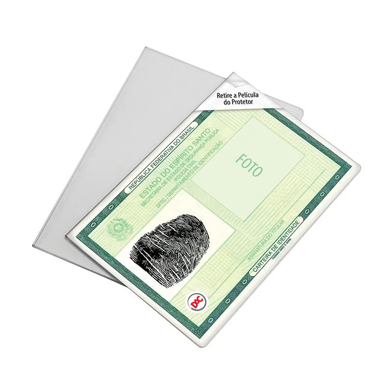 Protetor para Rg e Título de eleitor em acrílico Dac