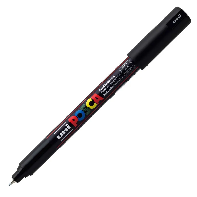 Caneta Posca PC-1MR - Preto - Uni-Ball