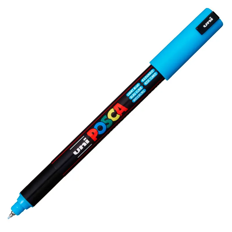 Caneta Posca PC-1MR - Azul Claro - Uni-Ball