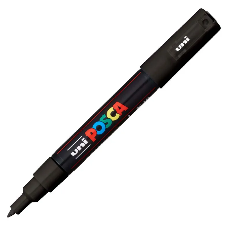 Caneta Posca PC-1M - Preto - Uni-Ball