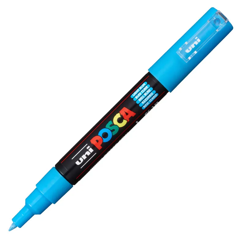 Caneta Posca PC-1M - Azul Claro - Uni-Ball