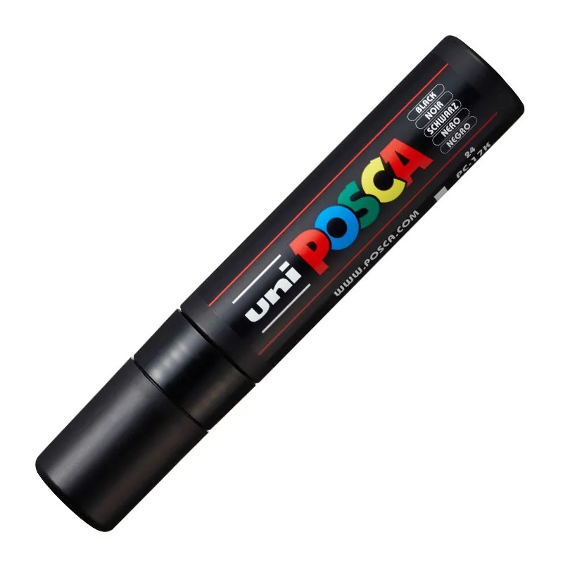 Caneta Posca PC-17K - Preto - Uni-Ball