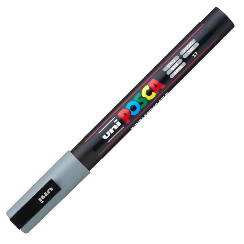 Caneta Posca PC-3M - Cinza - Uni-Ball