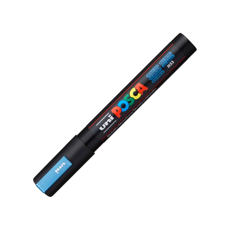 Caneta Posca PC-5M - Azul Metálico - Uni-Ball