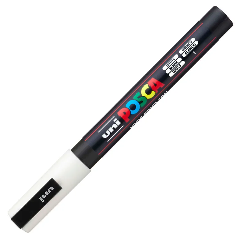 Caneta Posca PC-3M - Branco - Uni-Ball