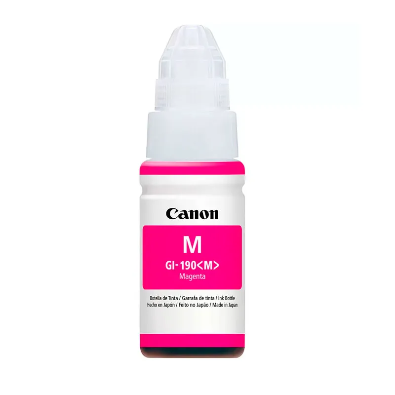 Garrafa de tinta Canon GI190M Magenta 70ml