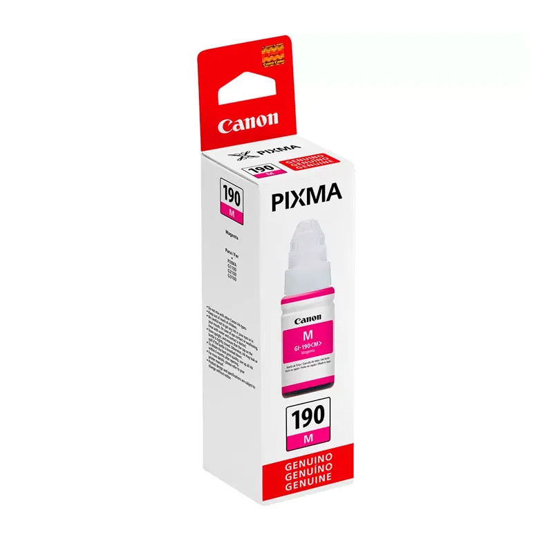 Garrafa de tinta Canon GI190M Magenta 70ml