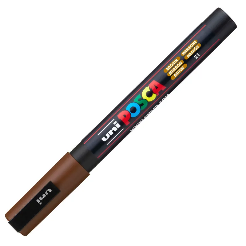 Caneta Posca PC-3M - Marrom - Uni-Ball