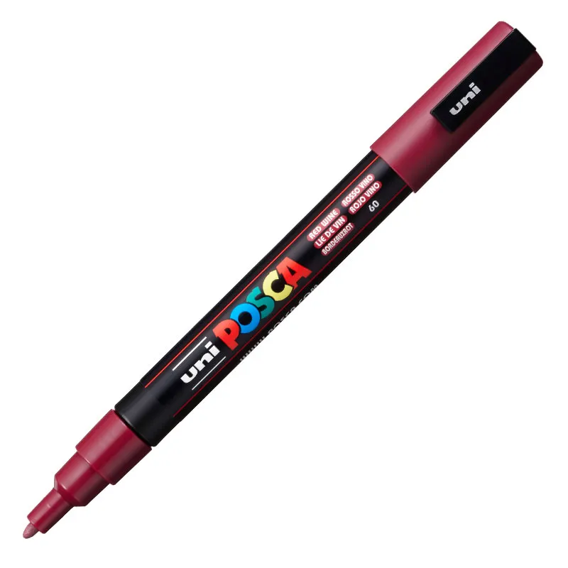 Caneta Posca PC-3M - Vinho - Uni-Ball