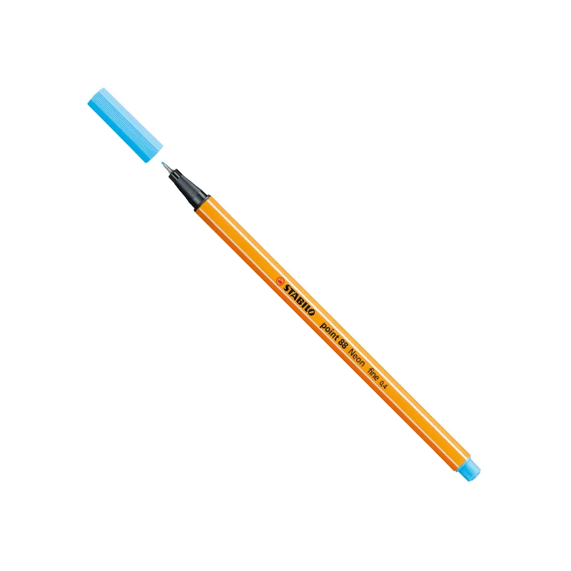 Caneta hidrográfica Fine Point 88/031 - Azul neon - Stabilo