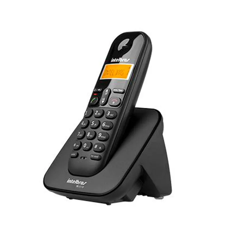 Telefone sem fio com identificador Preto TS 3110 - Intelbras