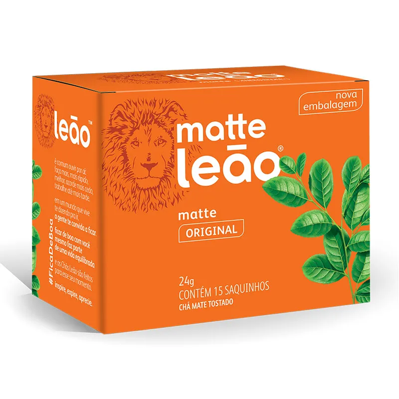 Chá matte original - com 15 unidades - Matte Leão