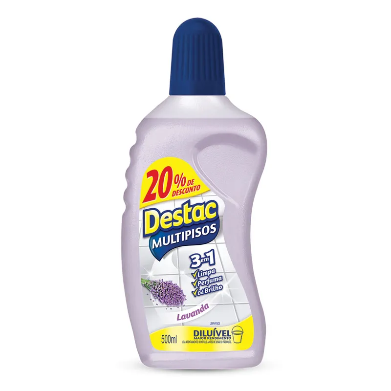 Limpador destac multipisos diluível Lavanda 500ml - Reckitt Benckiser