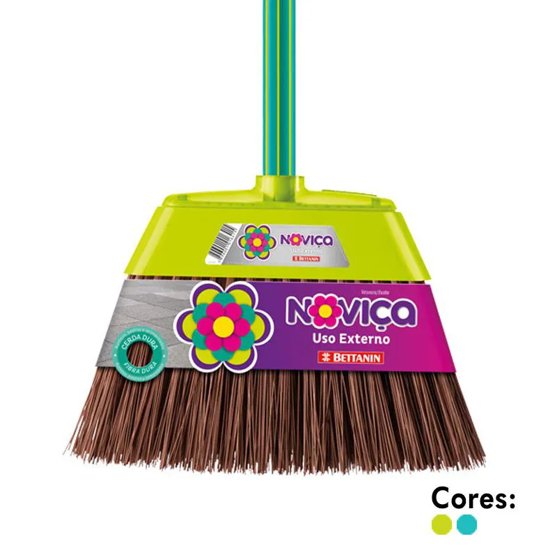 Vassoura Noviça uso externo com cabo 1642 - Bettanin