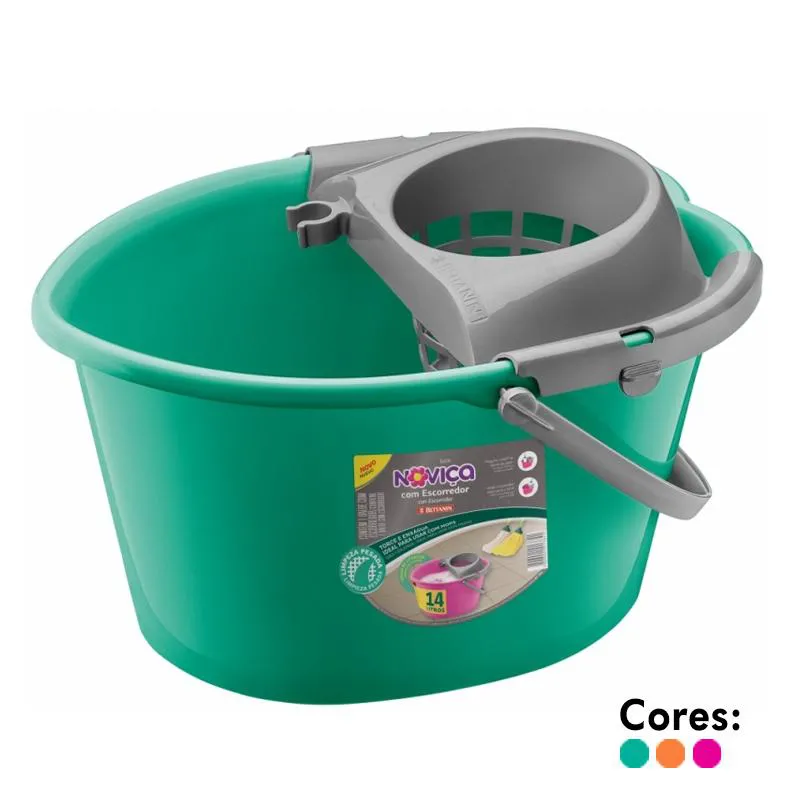 Balde Noviça com escorredor 14 litros 1384 - Bettanin