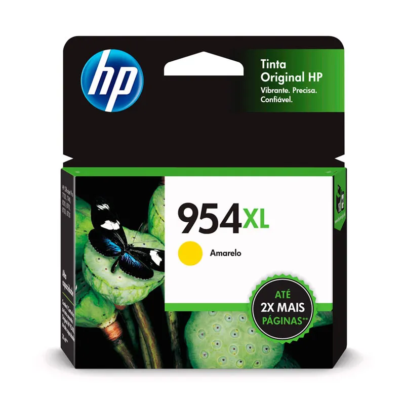 Cartucho HP 954XL Original L0S68AB amarelo p/ Deskjet 7720, 7740, 8210, 8710, 8720