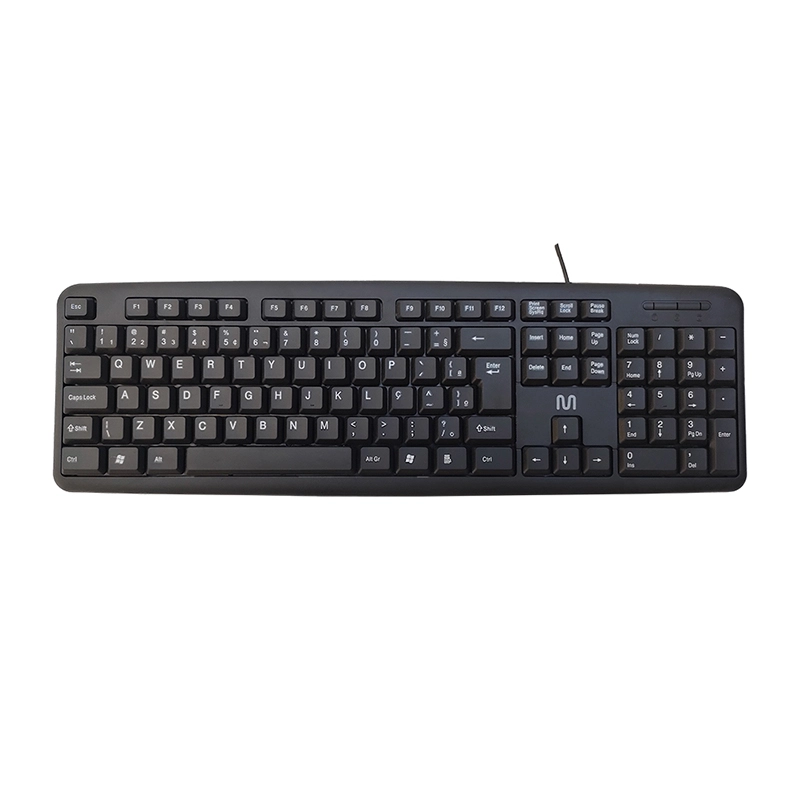 Teclado com fio USB Standard Preto - TC065 - Multi