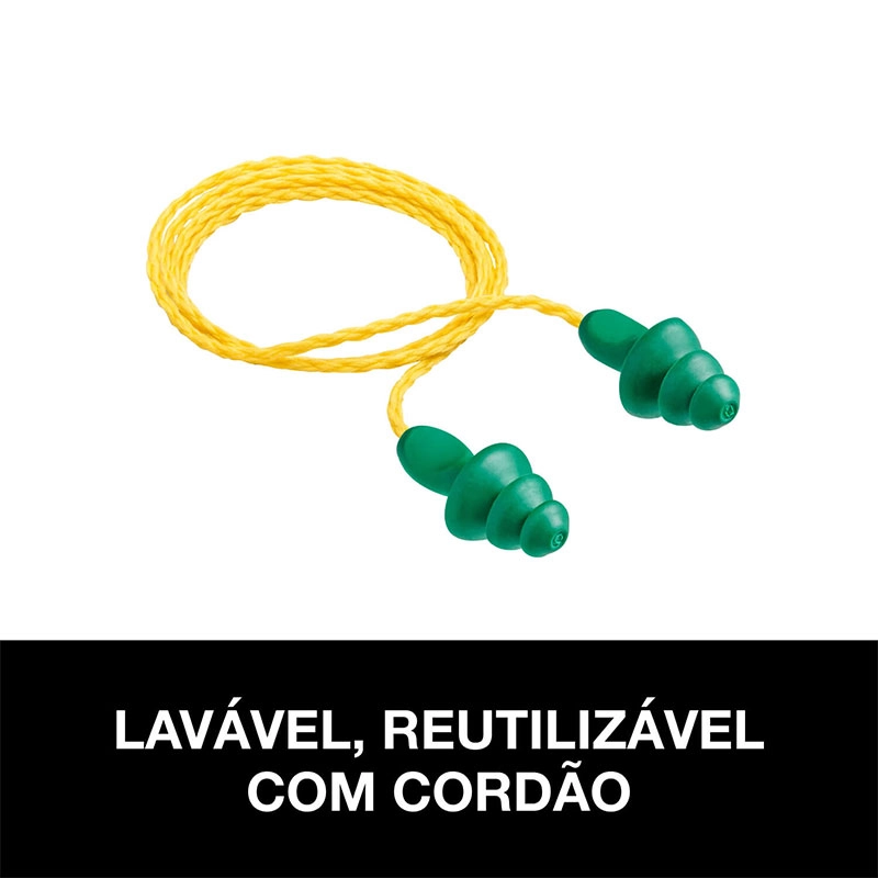 Protetor auditivo reutilizável - 3M (C.A 13027)