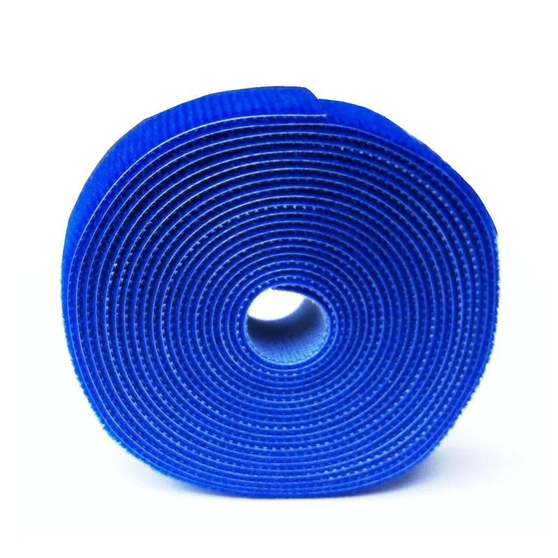 Abraçadeira velcro dupla face azul 2,5 metros - Speedlan