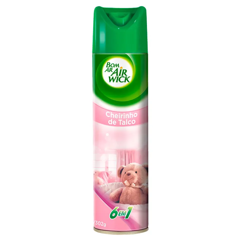 Bom Ar Air Wick aerossol Cheirinho de Talco 360ml - Reckitt Benckiser
