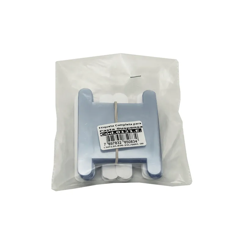 Visor cristal p/pasta suspensa+etiqueta 0121.E 50 und - Dello