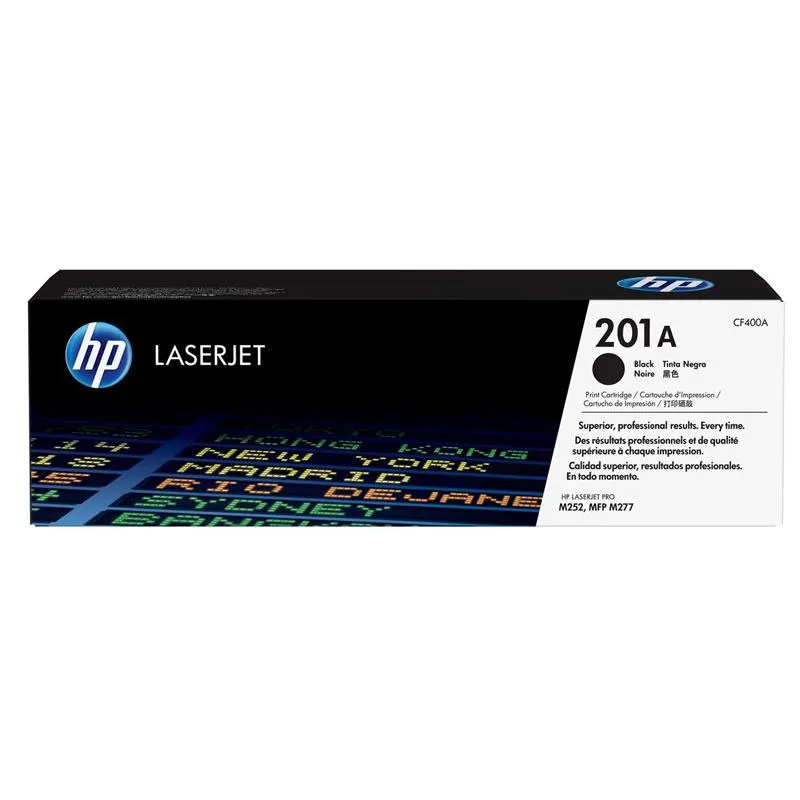 Toner HP 201A Original CF400AB Preto p/ LaserJet M277dw, M252dw