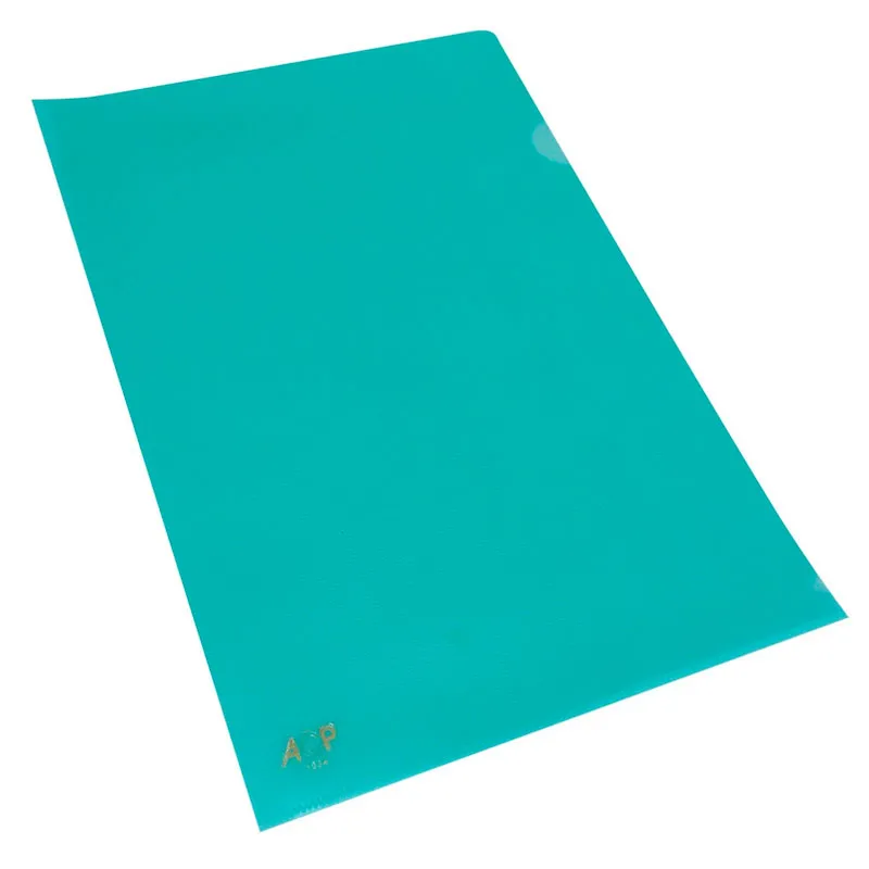 Pasta em L ofício - pacote com 10 unidades - Verde - 1134/VD - ACP