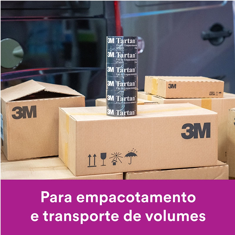 Fita Crepe Kraft Tartan 38mmx50m - 2564 - 3M