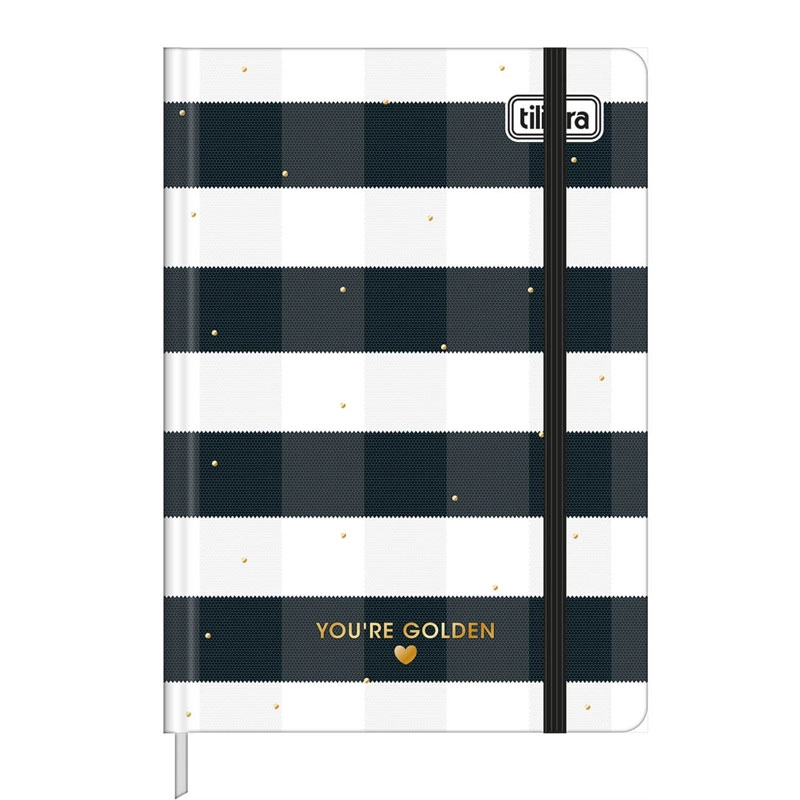 Caderneta capa dura sem pauta 1/8 Fitto 80 folhas West Village - Capa 1 - Tilibra	