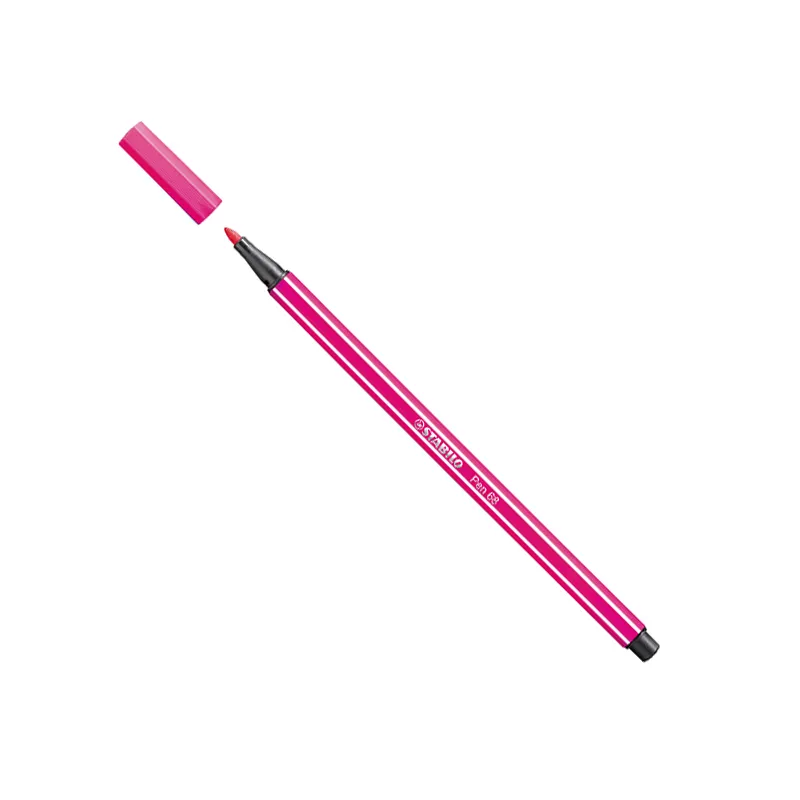 Caneta hidrográfica Ponta Sintética - 68/56 - Rosa - Stabilo