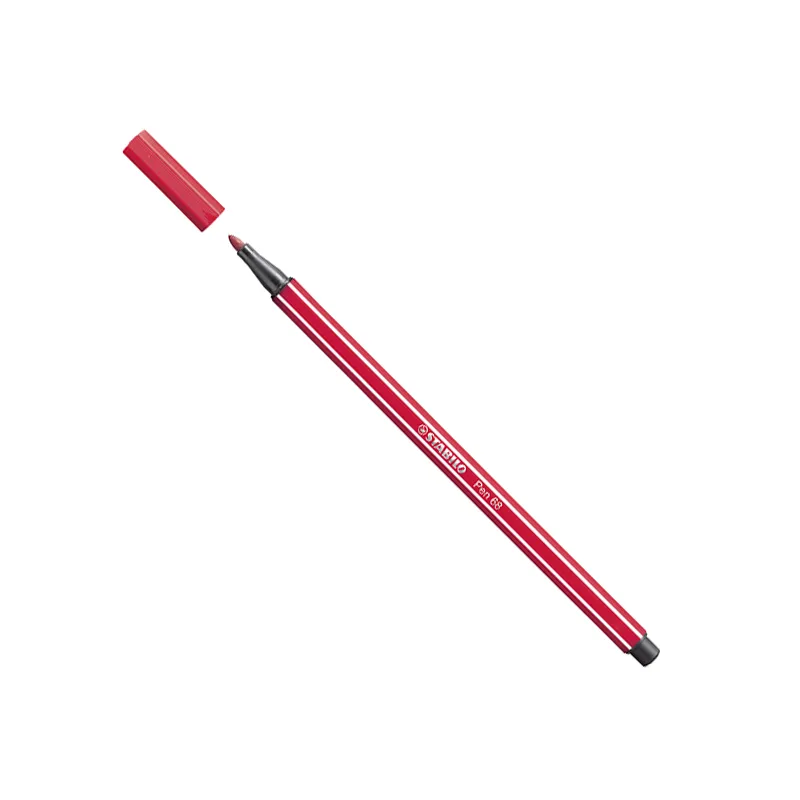 Caneta hidrográfica Ponta Sintética - 68/50 - Vinho - Stabilo