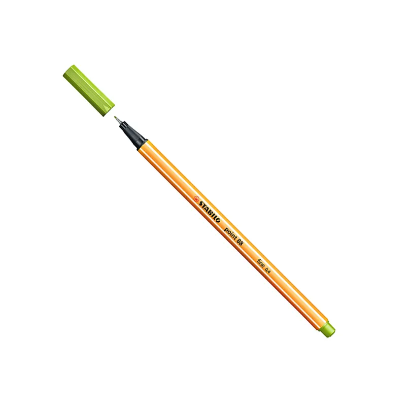 Caneta hidrográfica Fine Point 88/43 - Verde claro - Stabilo