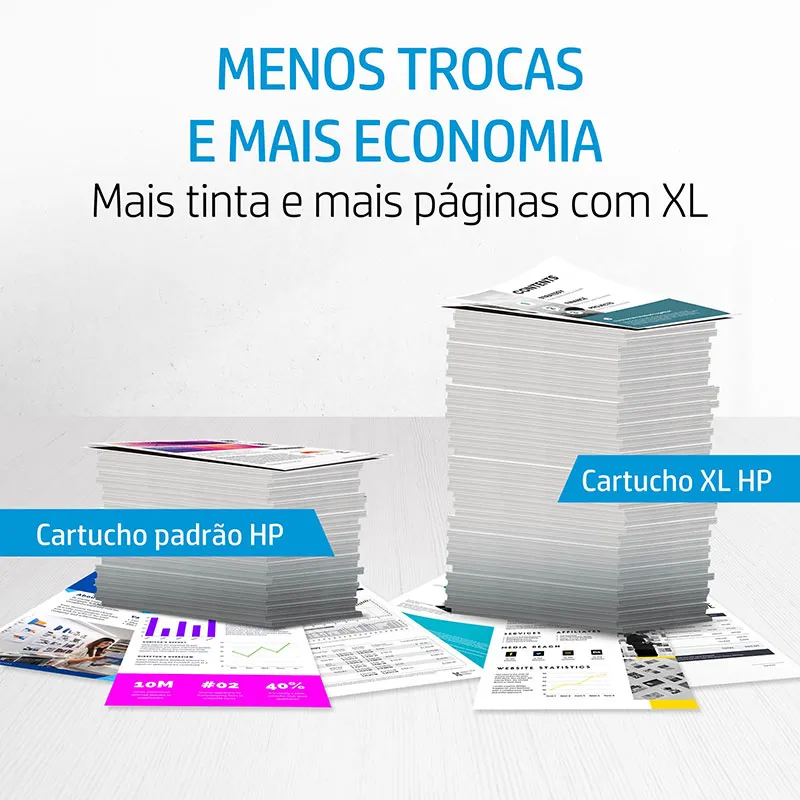 Cartucho HP 662XL Original CZ106AB Cores p/ DeskJet 2516, 3516, 3546, 2546, 1516, 4646, 2646