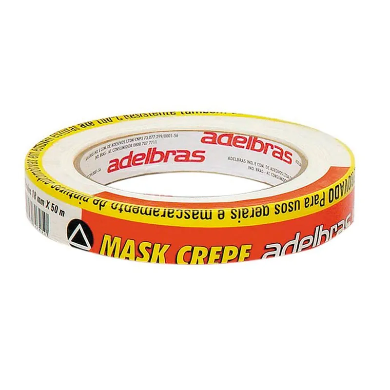 Fita crepe 18mmx50m - Mask 710 - Adelbras