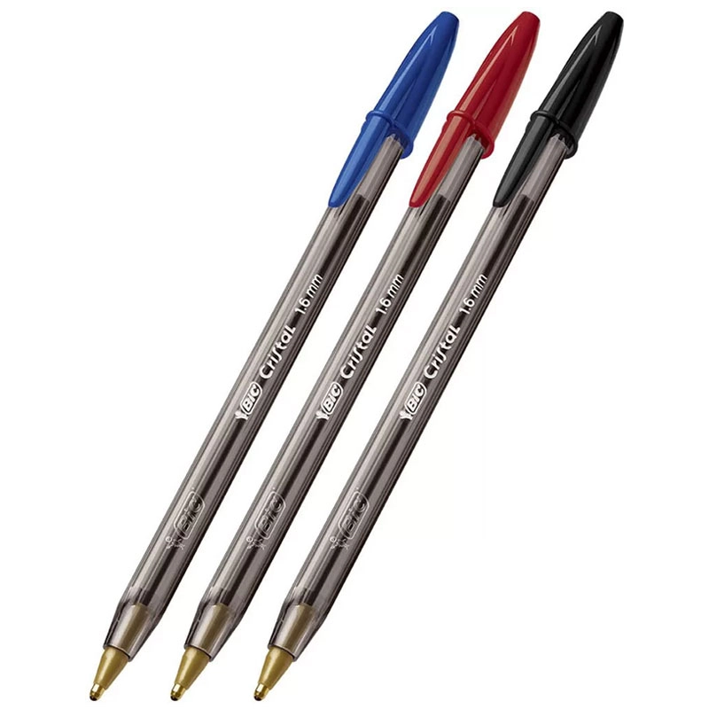 Caneta esferográfica 1.6 Cristal Bold com 3 unidades - Bic