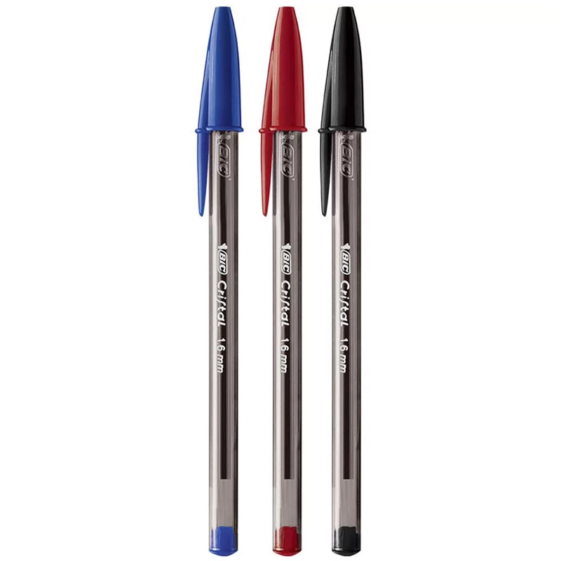Caneta esferográfica 1.6 Cristal Bold com 3 unidades - Bic