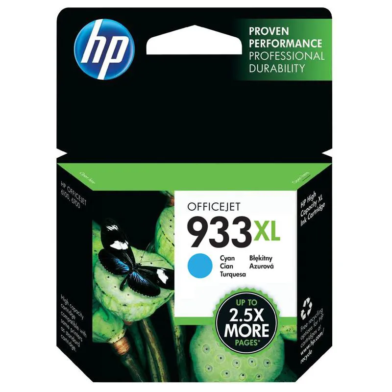 Cartucho HP 933XL Original CN054AL ciano p/ Officejet 7110