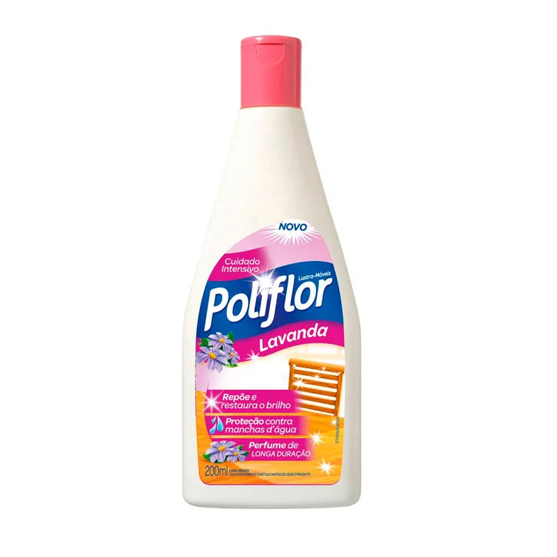 Lustra móveis Lavanda - 200ml - Poliflor