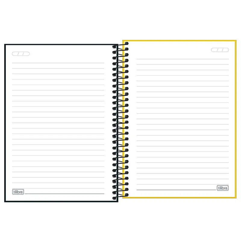 Caderno espiral capa dura 1/4 80 folhas Simpsons Capa 2 - Tilibra	