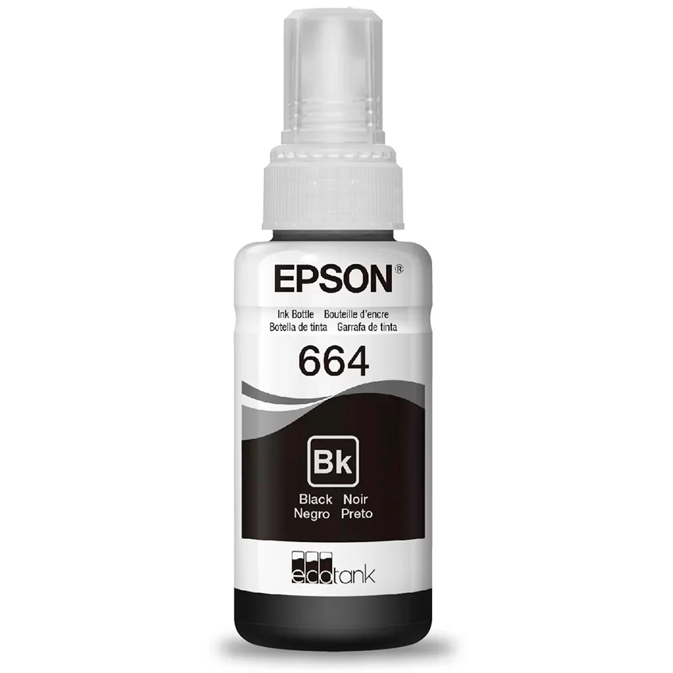 Refil Epson Ecotank (664) T664120 Preto 4000 pags