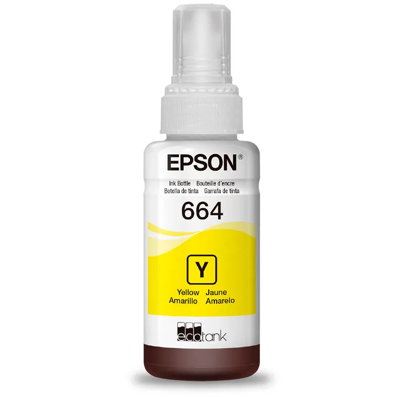 Refil Epson Ecotank (664) T664420 Amarelo 6500 pags