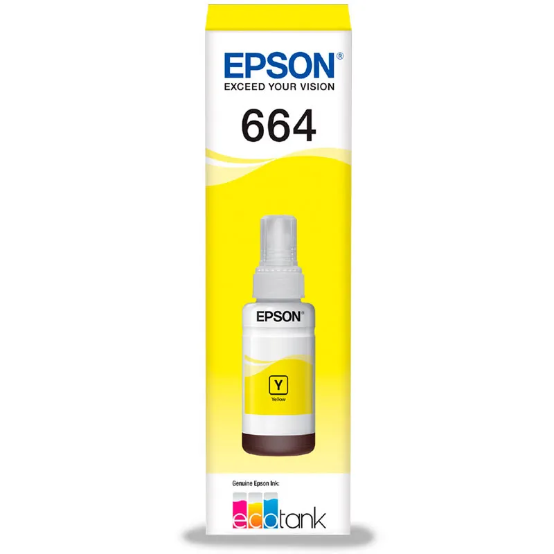 Refil Epson Ecotank (664) T664420 Amarelo 6500 pags