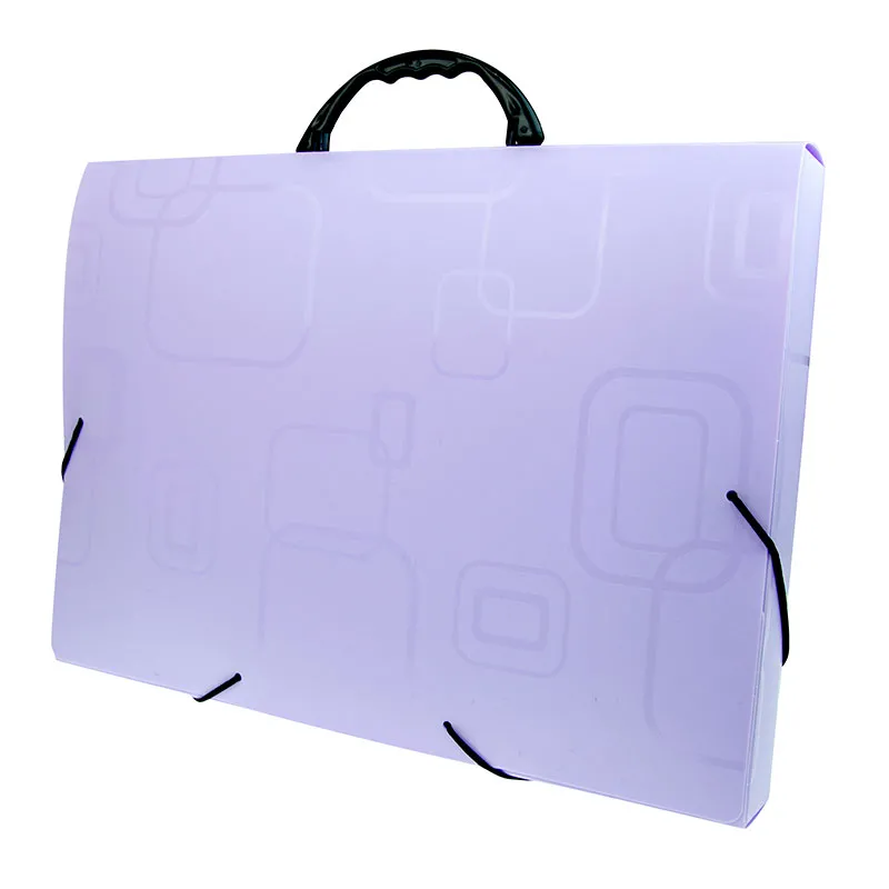 Maleta com alça Dellofine ofício - lilás- 2152.R - Dello