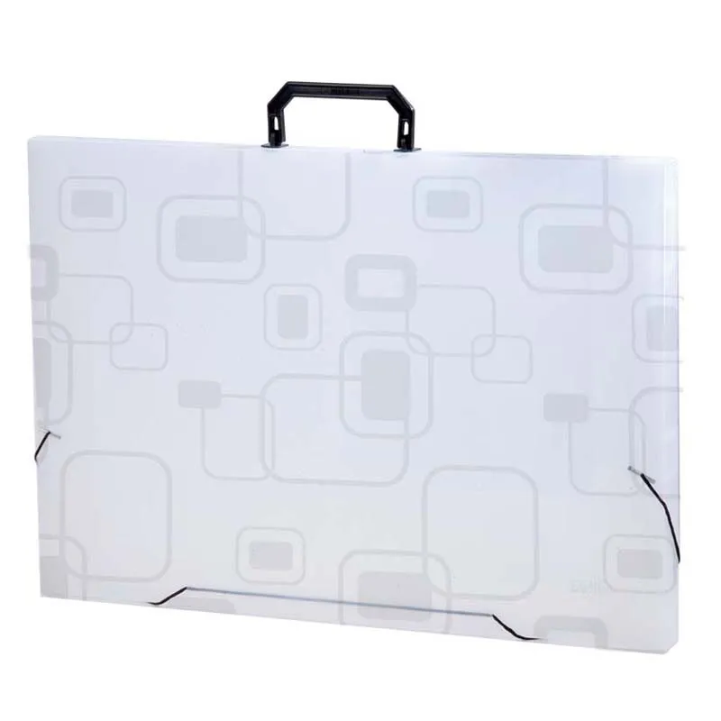 Maleta com alça Dellofine A3 - cristal - 2151.H - Dello