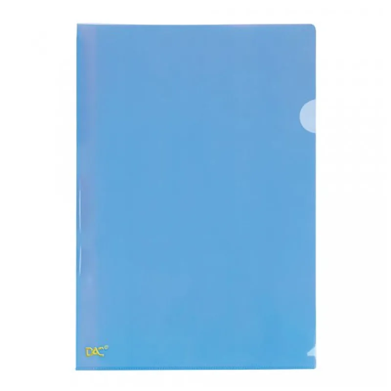Pasta em L ofício Azul - 041PP-AZ - pacote com 10 unidades - Dac
