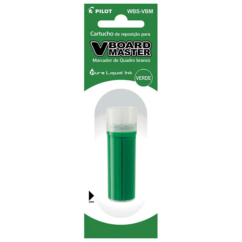 Refil de pincel p/quadro branco Verde Board Master - Pilot