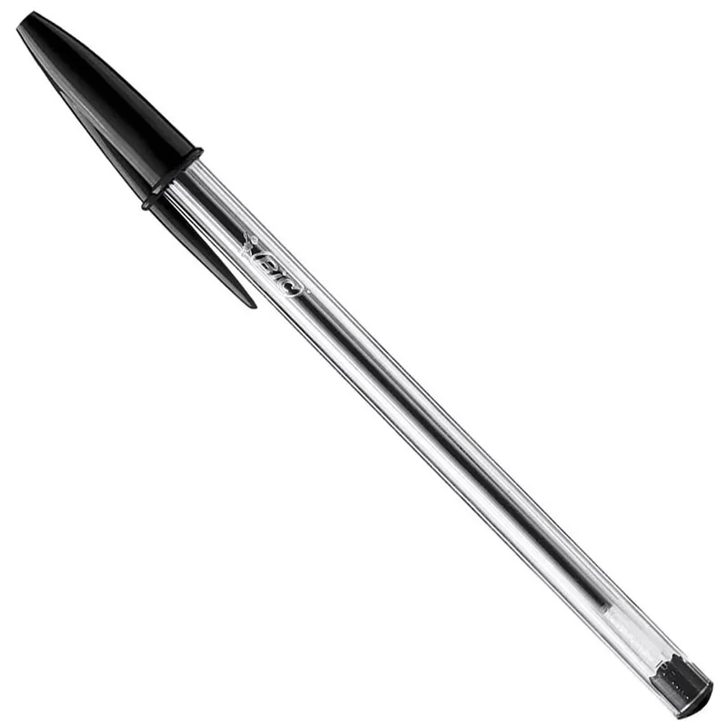 Caneta esferográfica Cristal 1.0mm Preta caixa com 50 unidades - Bic