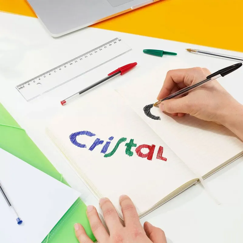 Caneta esferográfica Cristal 1.0mm Preta caixa com 50 unidades - Bic